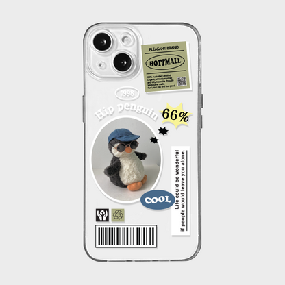 Hip Penguin Barcode Mobile Phone Case