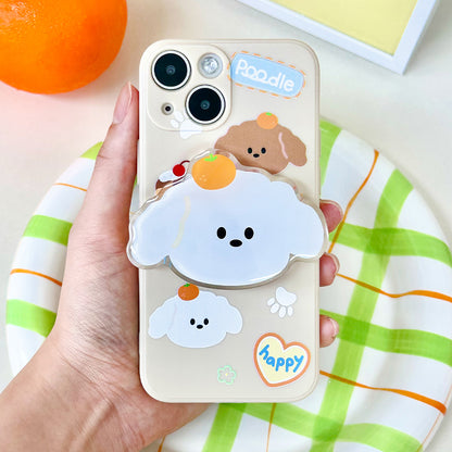 Tangerine puppy Mobile Phone Case Smart Tok Set