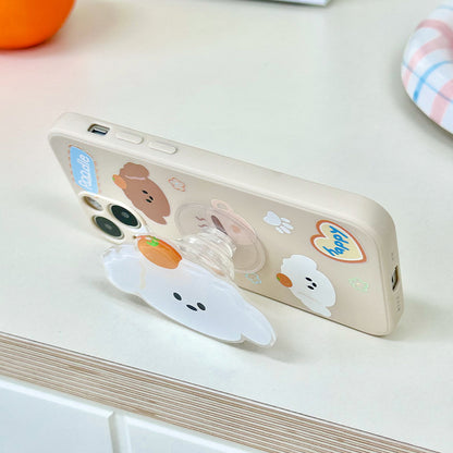 Tangerine puppy Mobile Phone Case Smart Tok Set