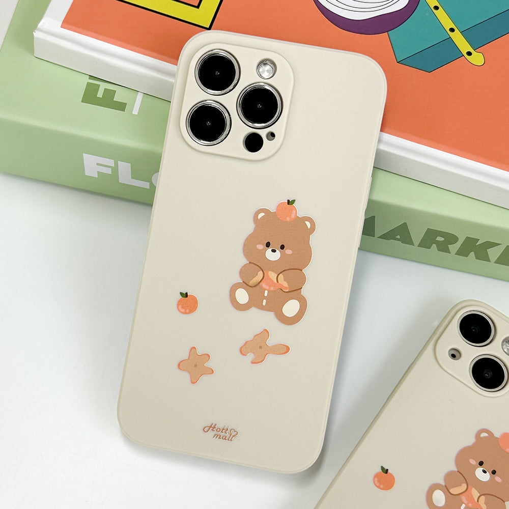 Tangerine bear pumi Mobile Phone Case