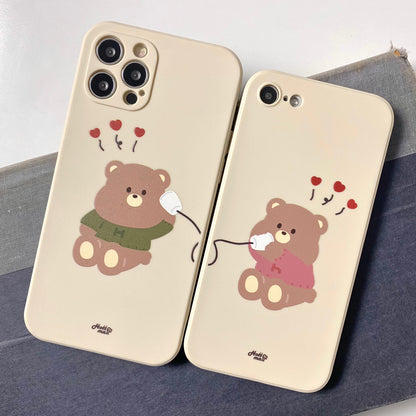 Hello Pumi Bear Mobile Couple Phone Case