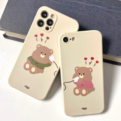 Hello Pumi Bear Mobile Couple Phone Case