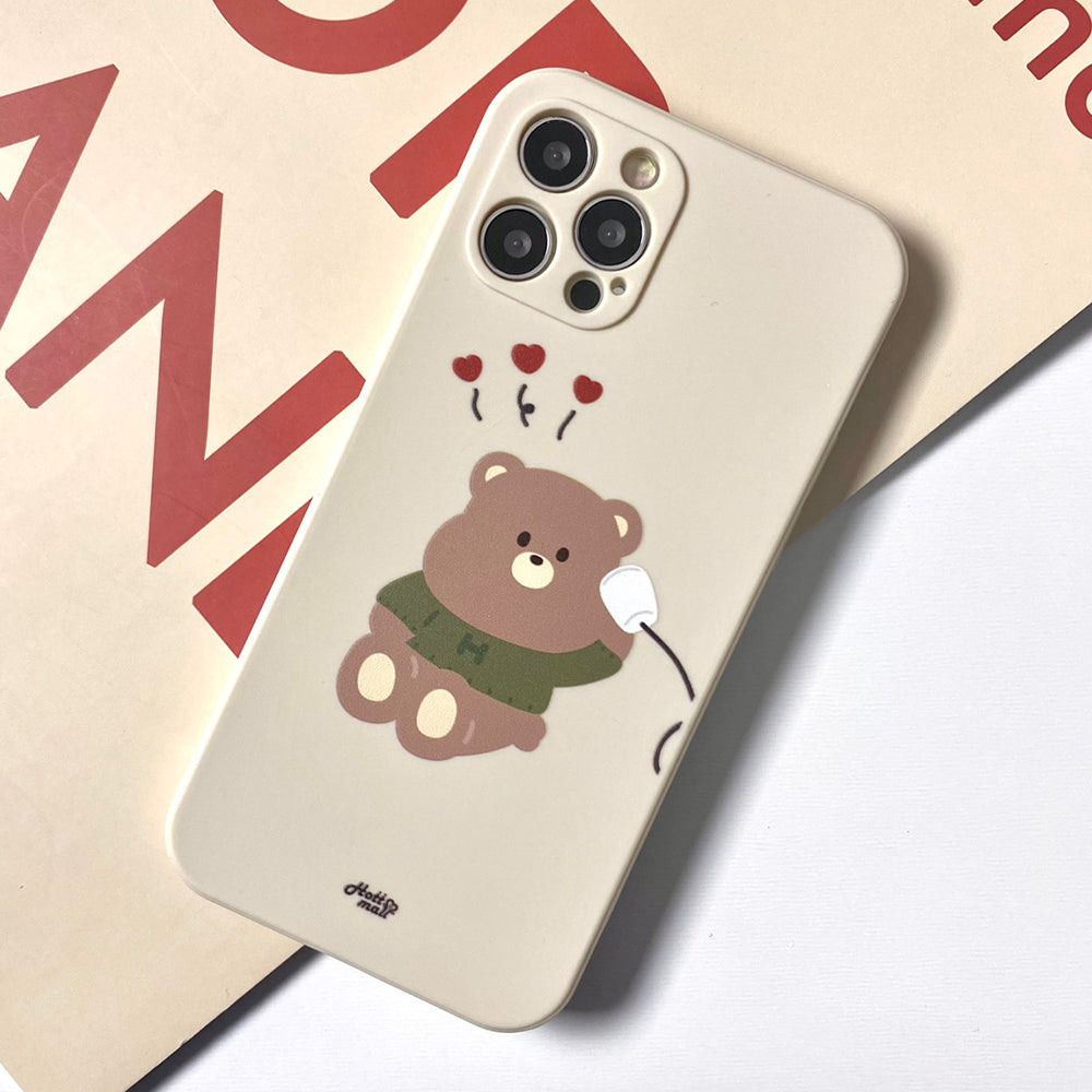 Hello Pumi Bear Mobile Couple Phone Case