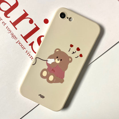 Hello Pumi Bear Mobile Couple Phone Case