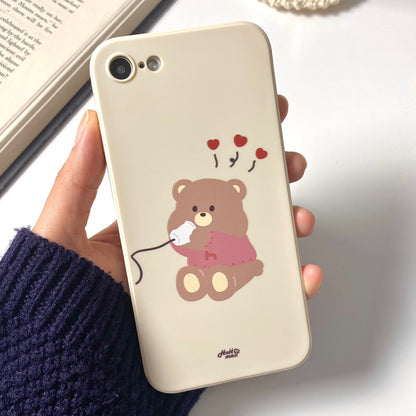 Hello Pumi Bear Mobile Couple Phone Case