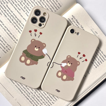 Hello Pumi Bear Mobile Couple Phone Case