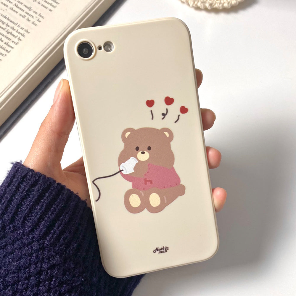 Hello Pumi Bear Mobile Couple Phone Case