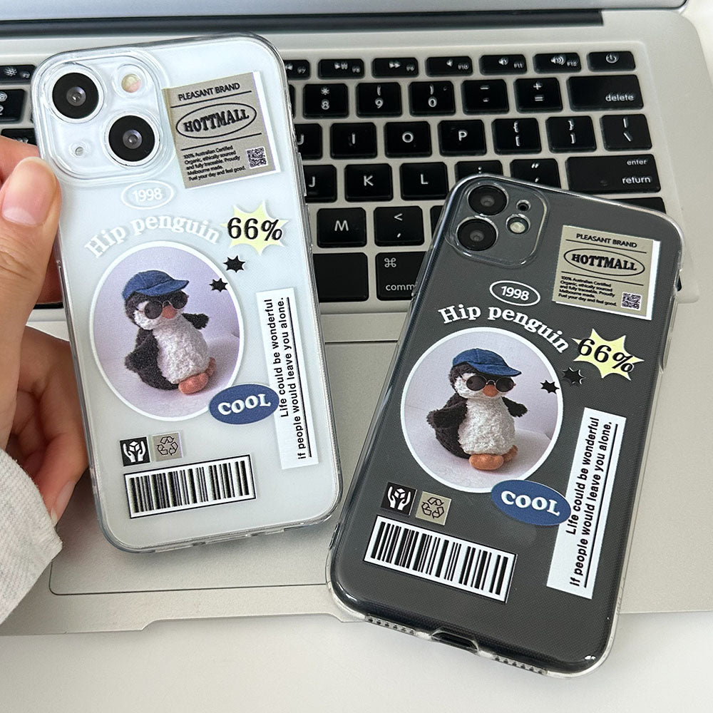 Hip Penguin Barcode Mobile Phone Case