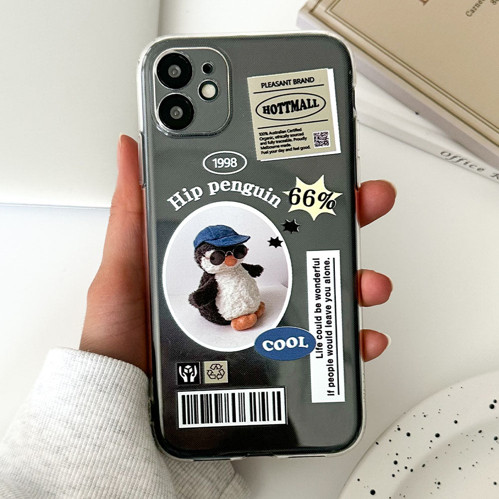 Hip Penguin Barcode Mobile Phone Case