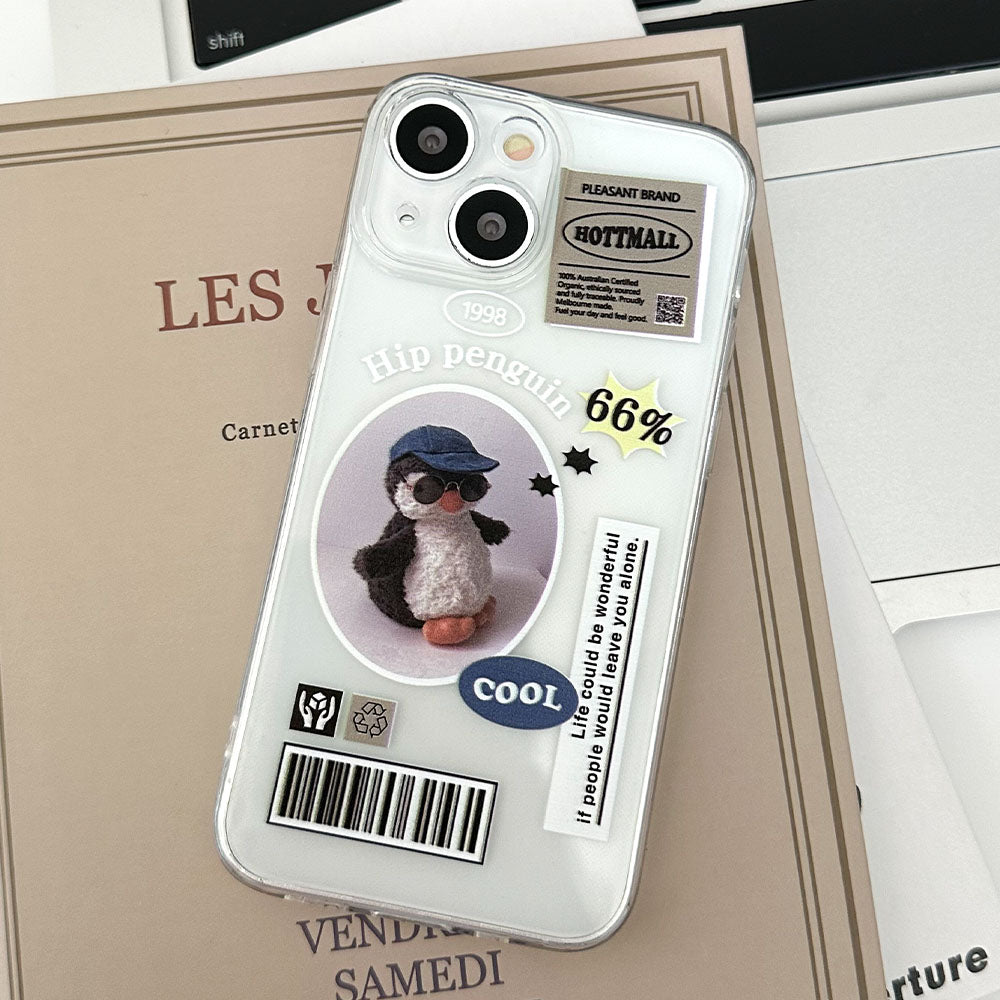 Hip Penguin Barcode Mobile Phone Case