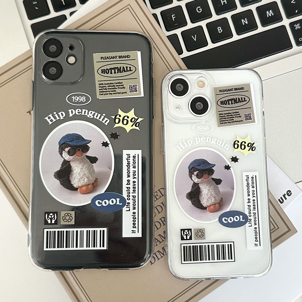 Hip Penguin Barcode Mobile Phone Case