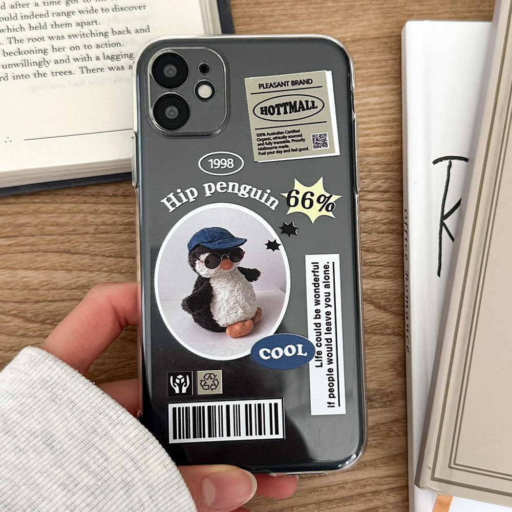 Hip Penguin Barcode Mobile Phone Case