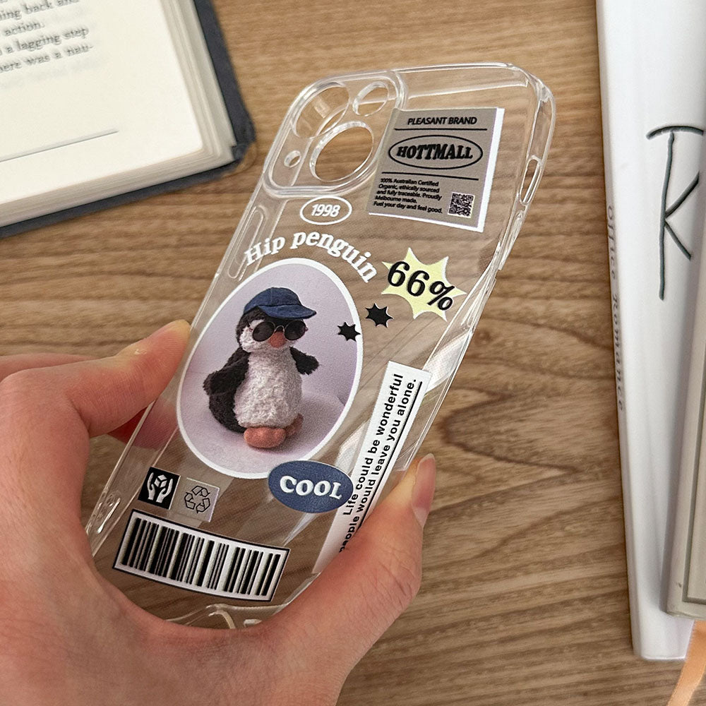 Hip Penguin Barcode Mobile Phone Case