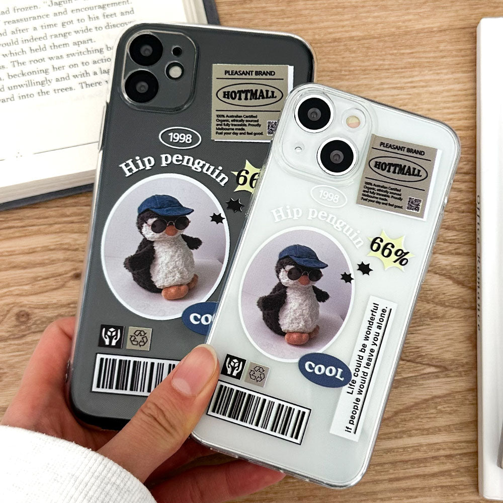 Hip Penguin Barcode Mobile Phone Case