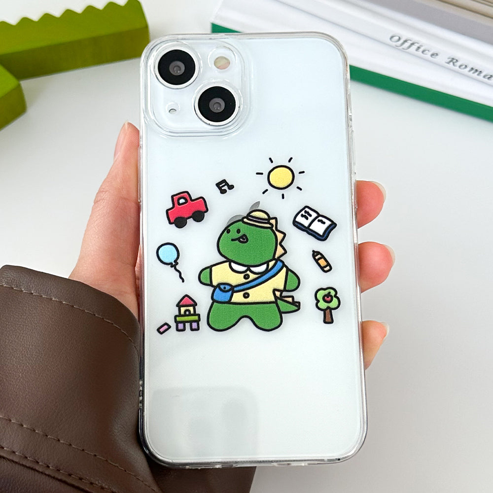 Happy dino Mobile Phone Case