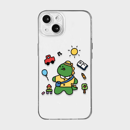 Happy dino Mobile Phone Case